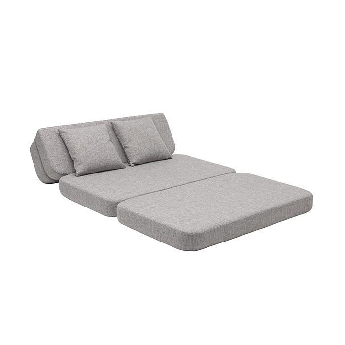 Canapé pliant xl, multi-gris w. gris