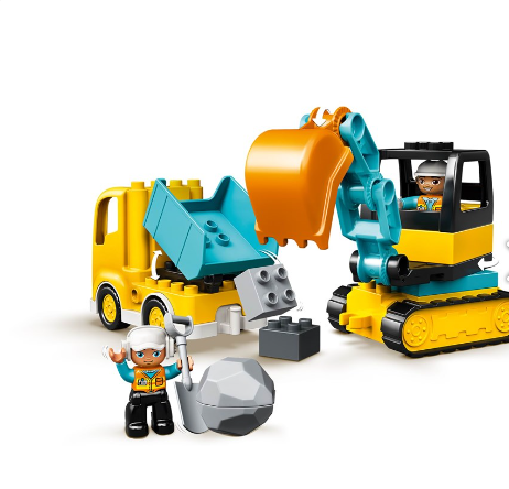 Lego Duplo 10931 Tracked Tamin and Excavator