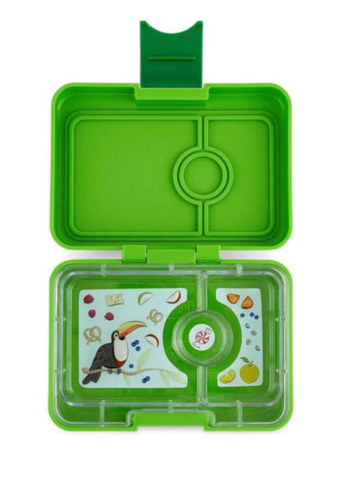 Boîte à lunch Yumbox, Minisnack (3 compartiments) - Avocado Green (livraison: semaine 6)