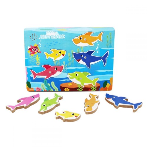 Puzzle avec de la musique - Baby Sharks