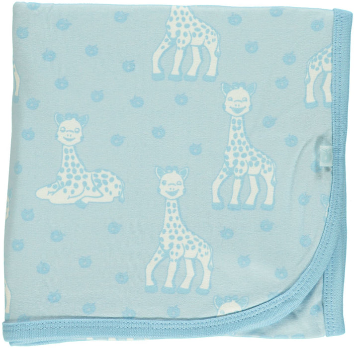 Couverture bébé, Sophie la Girafe - Bleu