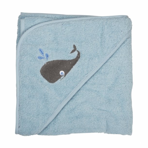 Serviette à capuche, baleine