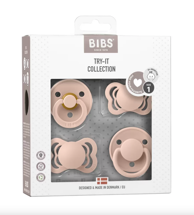 Bibs Try-it Collection 4 Pk. - Blush (taille 1)