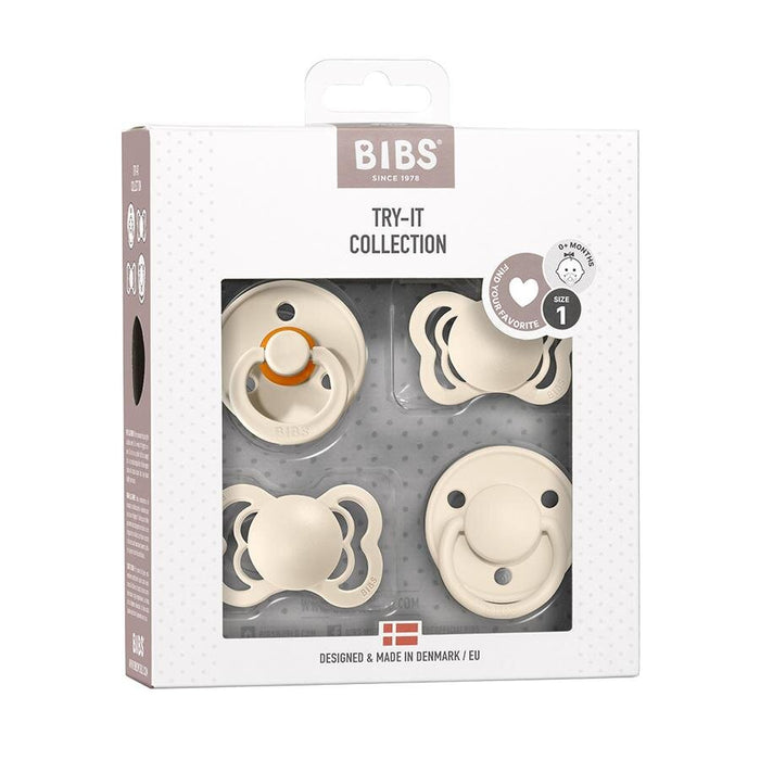 Bibs Try-it Collection 4 Pk. - ivoire (taille 1)