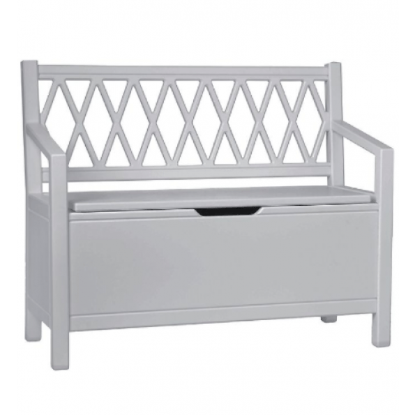 Banc pour enfants Harlequin, gris