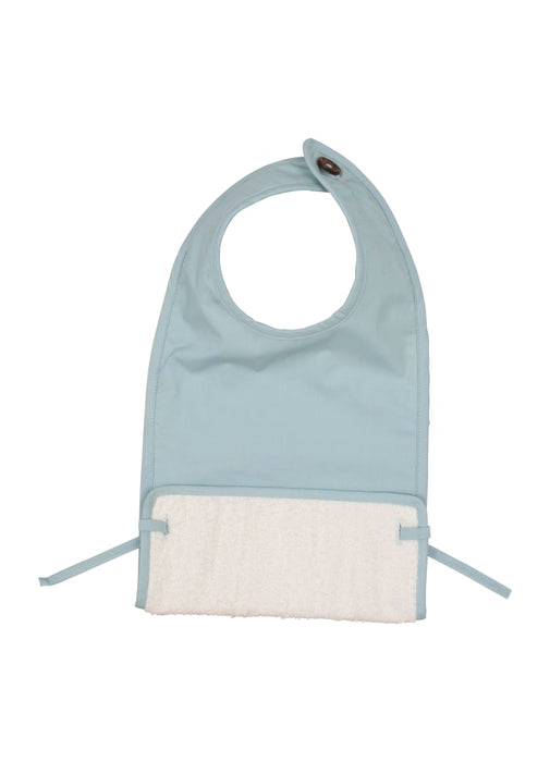 Bib enduit, bleu brumeux