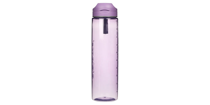 Bouteille de boisson avec unité de mesure - violet (1 litre)