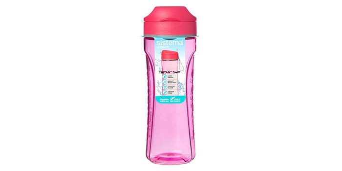 Bouteille de boisson, tritan - rose (600 ml)