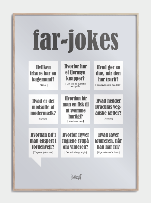 Affiche père-Jokes, M (50x70, B2)