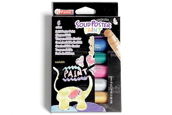 Crayons, couleurs métalliques, 6 pcs.