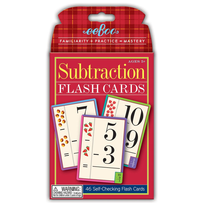 Cartes flash - substraction