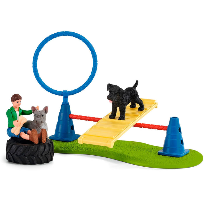 Cours d'obstacle pour les chiens