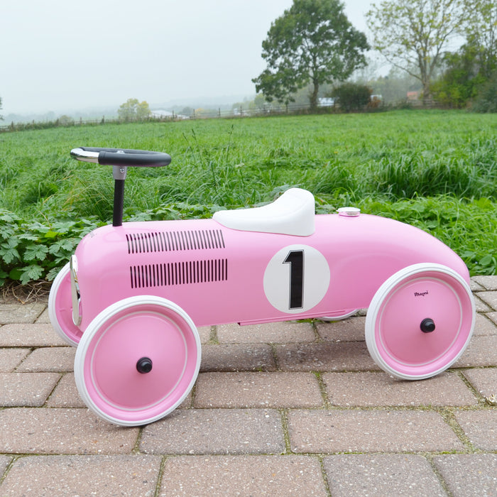 Voiture de marche, coureur classique - rose