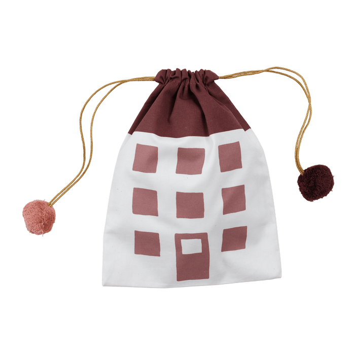 Sac-cadeau - maison - argile