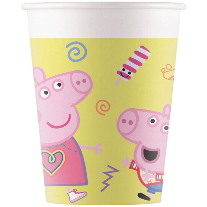 Cups de porc Peppa, 8 pcs.