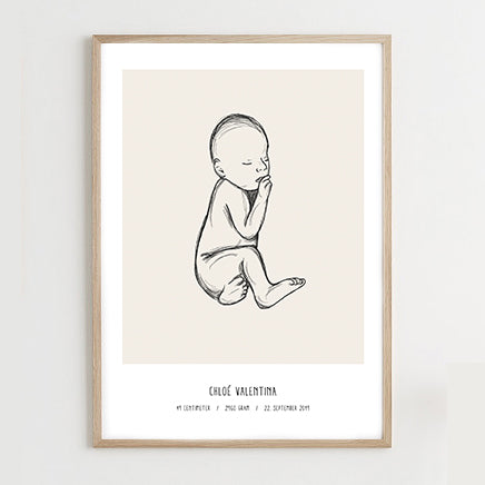 Deal: Affiche de naissance personnelle - @jackienavarro