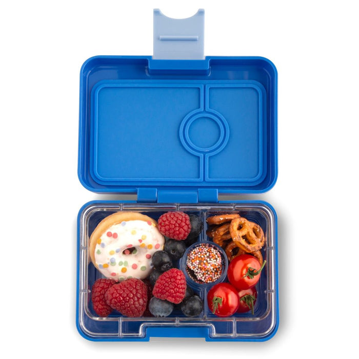 Boîte à lunch Yumbox Minisnack, 3 compartiments - Jodphur Blue (livraison: semaine 6)