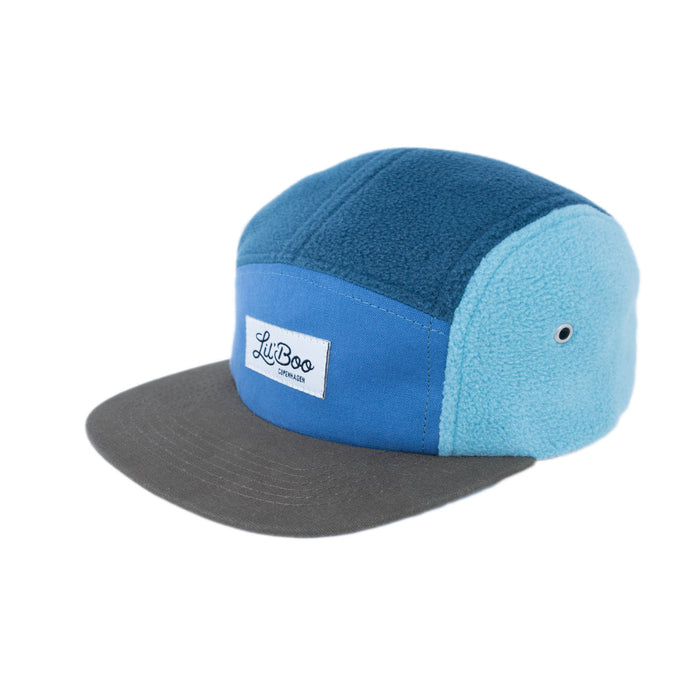 CAP, Block Fleece 5 Panel - Bleu (taille M, 1,5-3 ans)