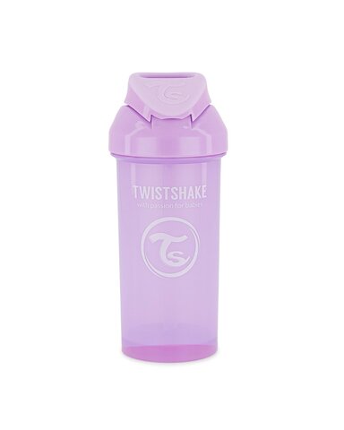 Tasse avec paille - pastel violet (360 ml)