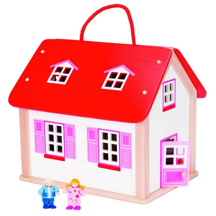 Suitcase Dollhouse avec accessoires