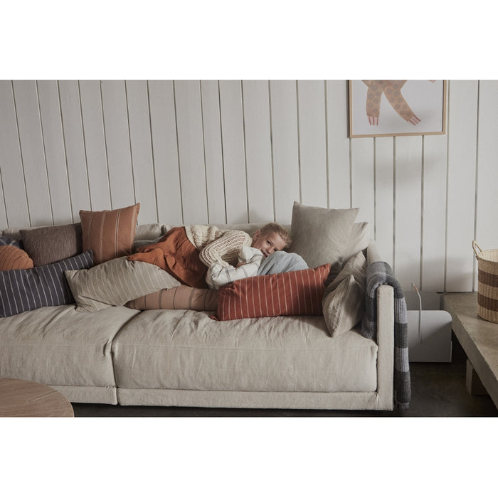 Coussin kyoto, long - argile