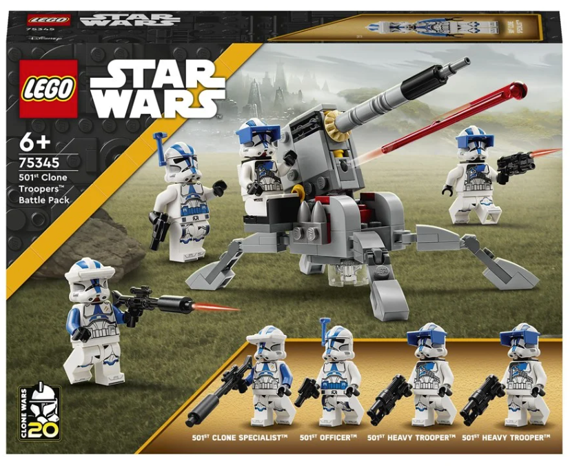 LEGO Star Wars 75345 Battle Pack avec des soldats clones de la 501st Legion