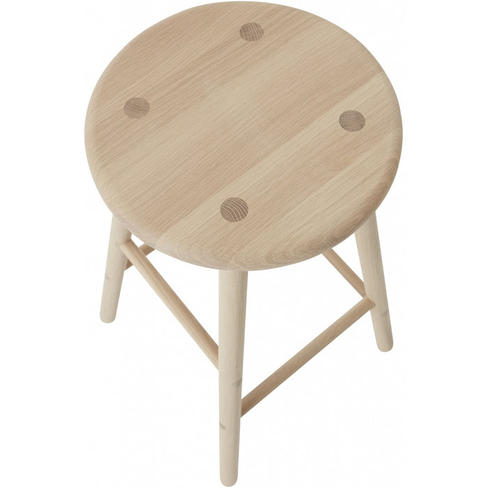 Tabouret de moto, haut / chêne