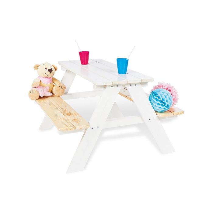 Meubles de jardin pour enfants, nicki - blanc