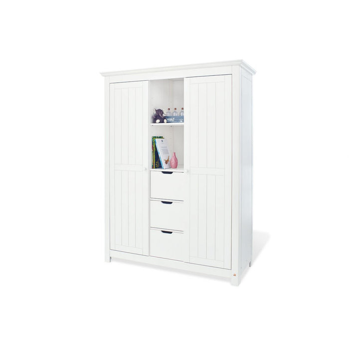 Garde-robe, nina - 2 portes, 3 tiroirs