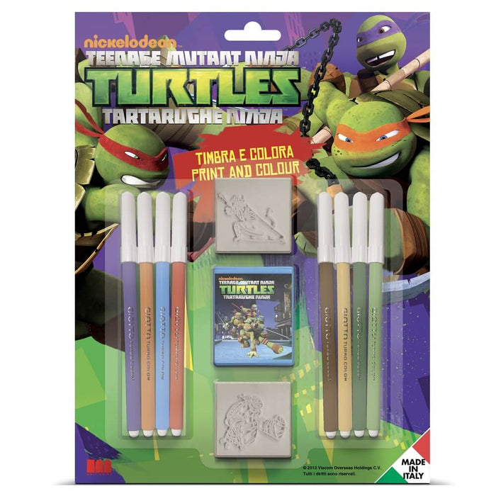 Ninja Turtles Stamp Set incl. Marqueurs