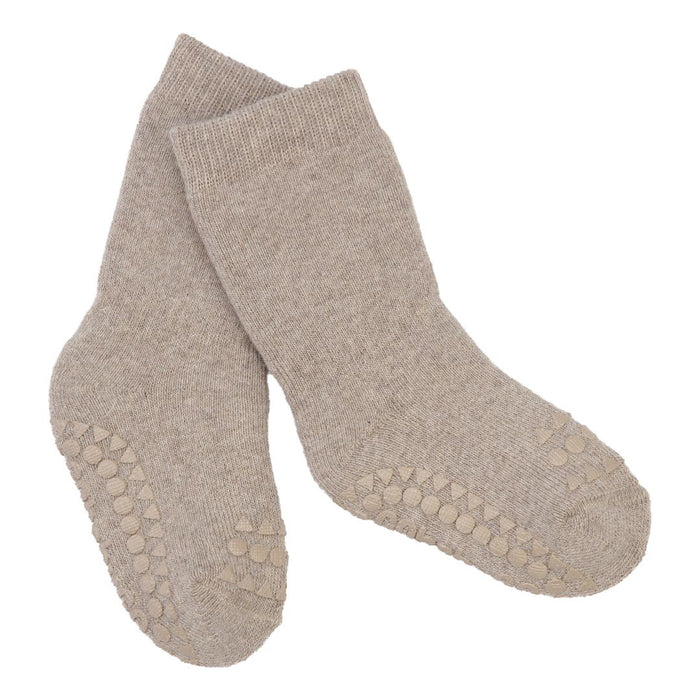 Chaussettes non glissées, taille 20-22 (1-2 ans) - Sable