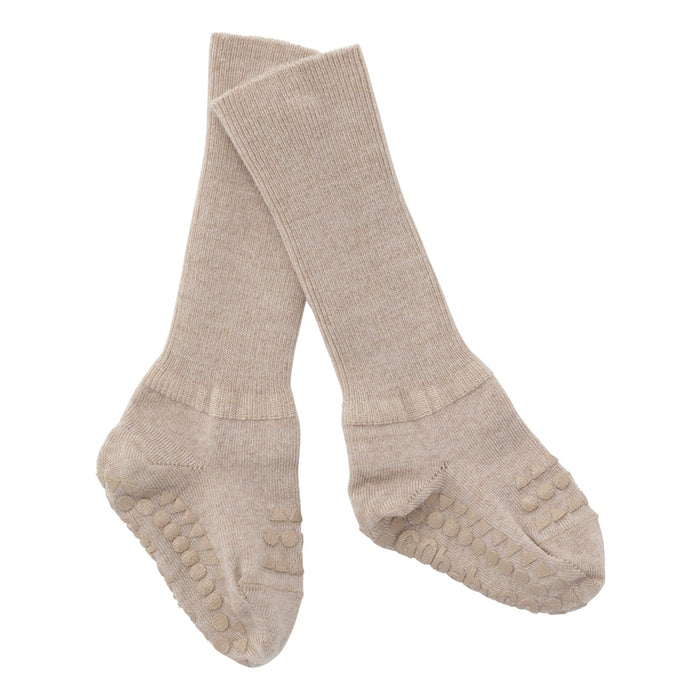 Chaussettes non glissées Laine, taille 17-19 (6-12 mois) - Sable