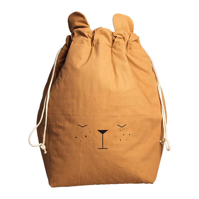 Ours de sac de rangement - ocre