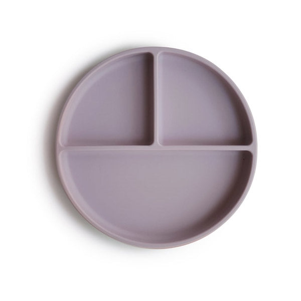 Plaque divisée, silicone - lilas doux