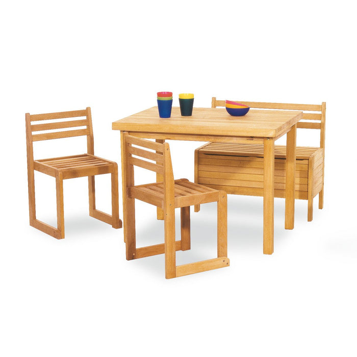 Table pour enfants, banc et jeu de chaise, Peter - Hêtre biologique