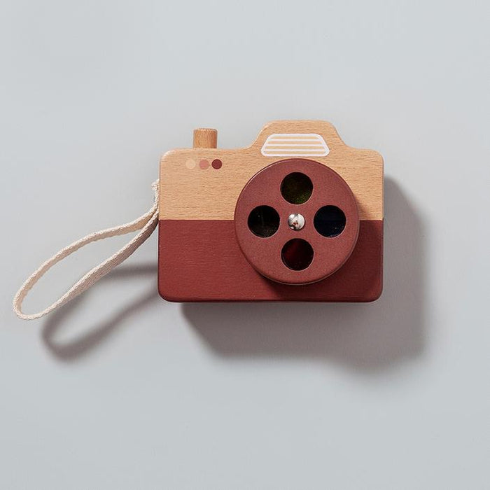 Caméra en bois - marron