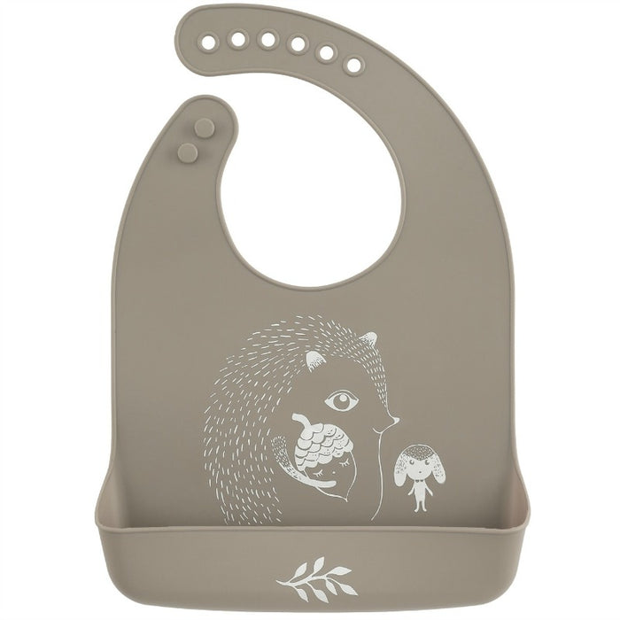 Bib Hedgehog - Gris chaud