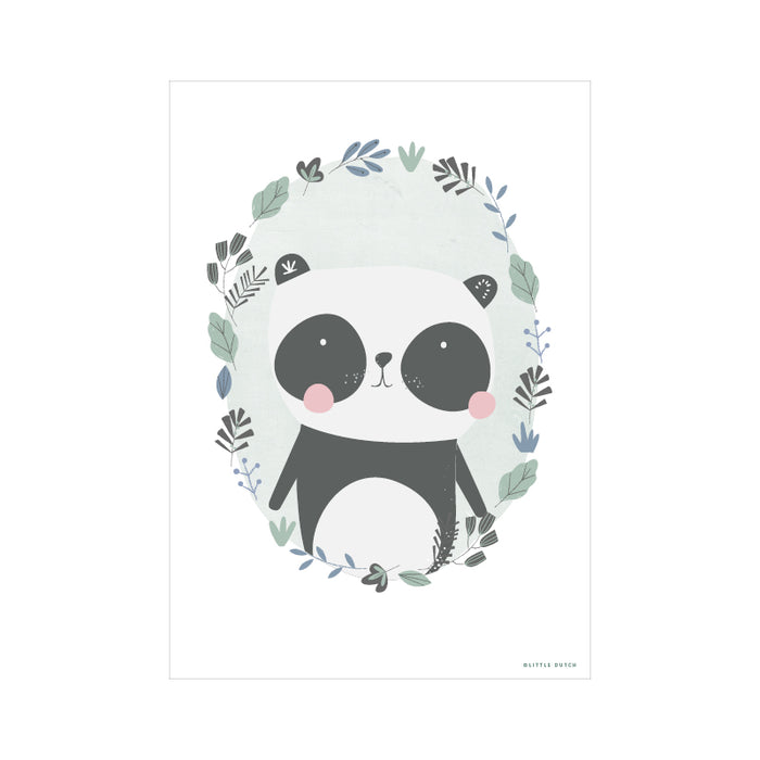 Affiche, Panda Mint / White (A3)