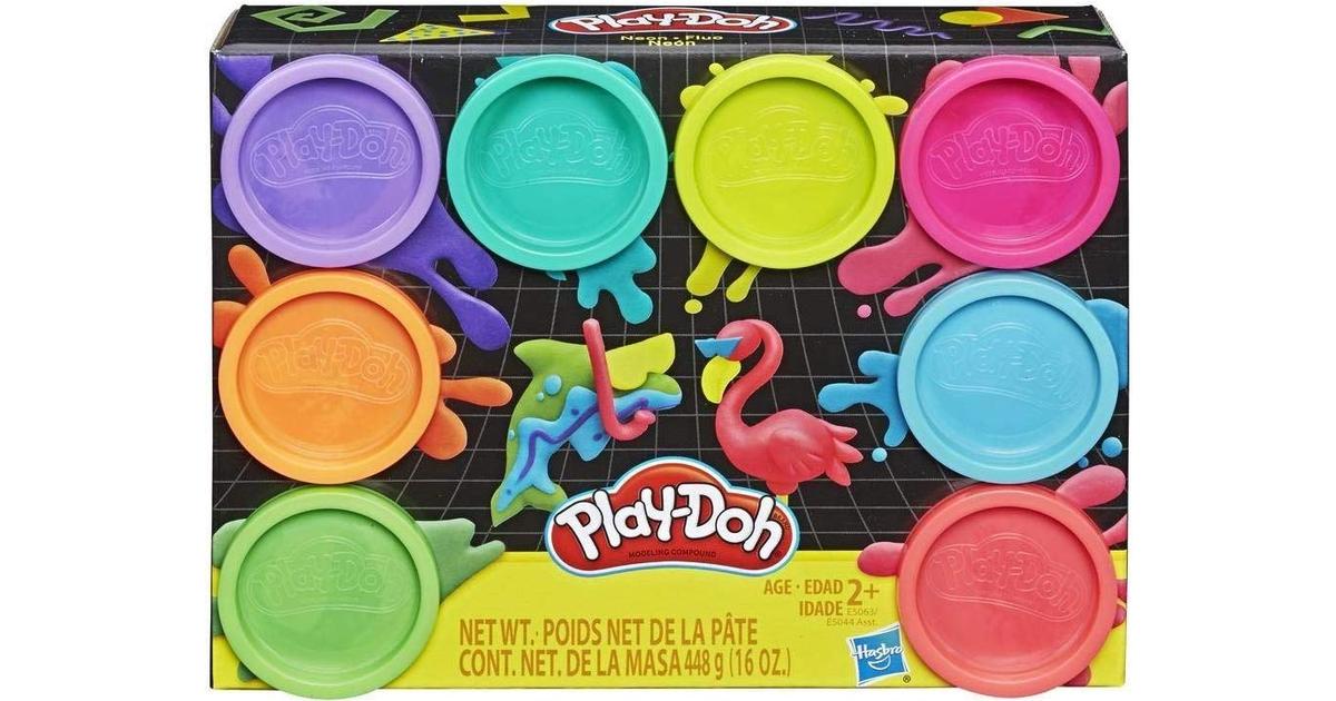 Play-Doh - Package néon avec 8 seaux