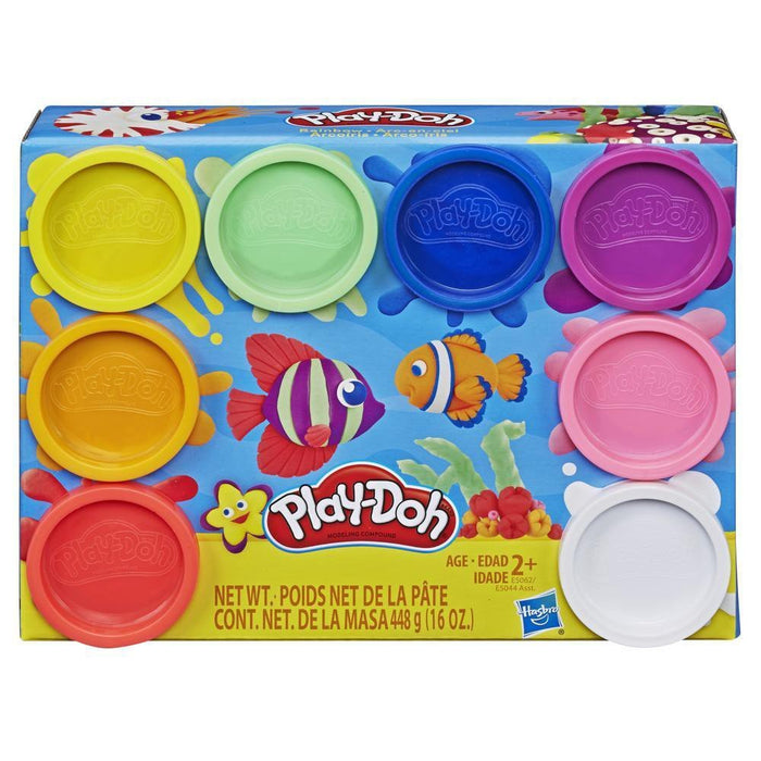 Play-Doh - Package arc-en-ciel avec 8 seaux