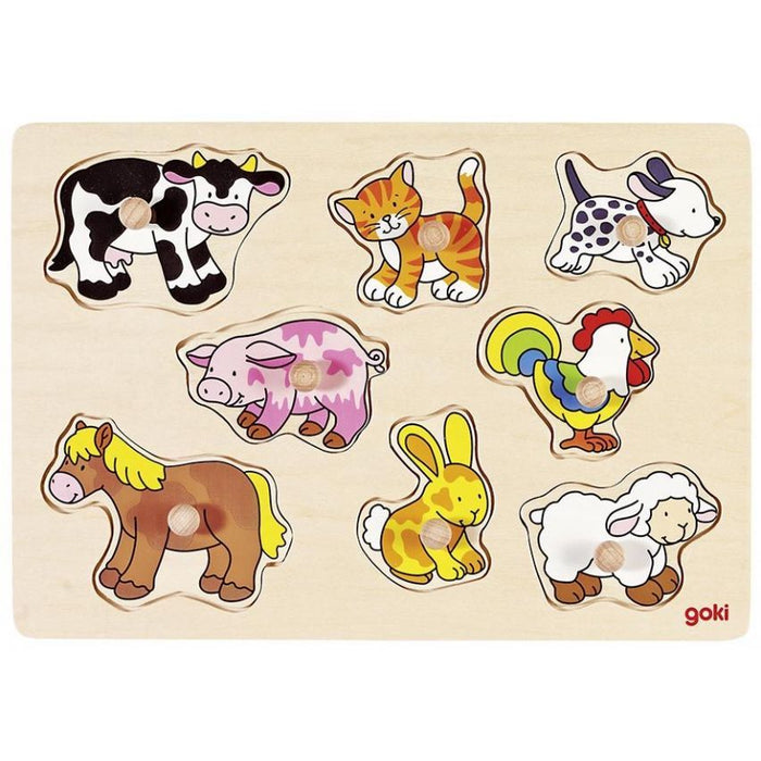 Puzzle, animaux de ferme