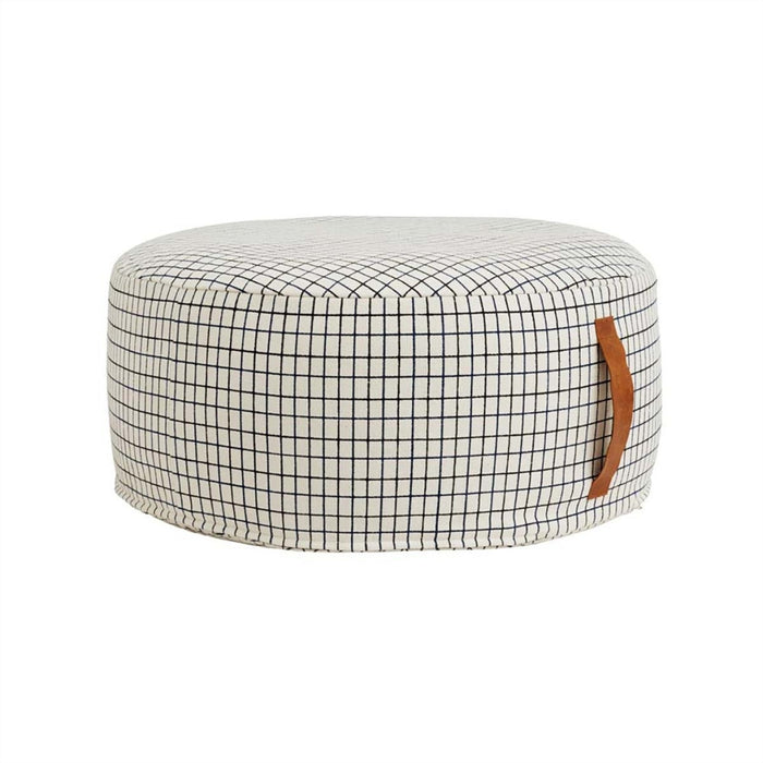 Pouf rond - Off Blanc