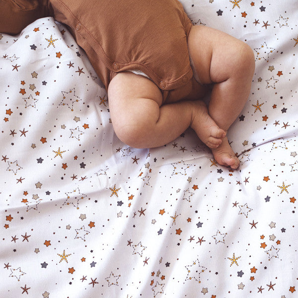 Baby Bedlinen, Stars Light Lavande