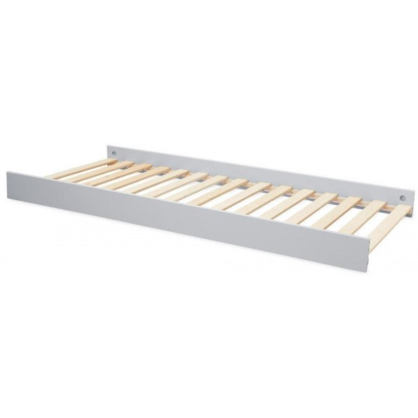 Panneaux latéraux + base pour lit adulte, gris