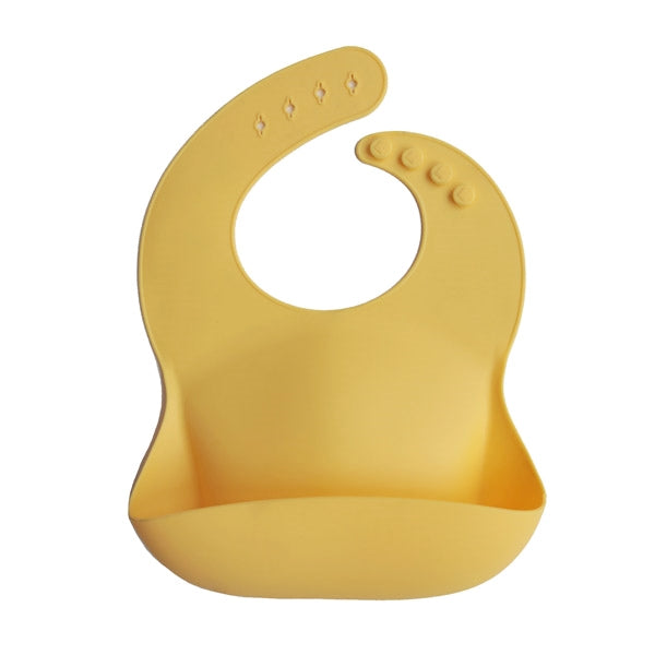 Bib de silicone - Jaune minéral