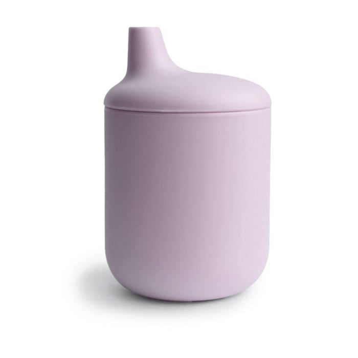 Tasse de bébé en silicone - lilas doux