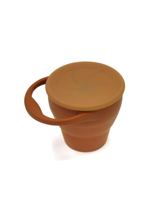 Tasse de collation en silicone, caramel