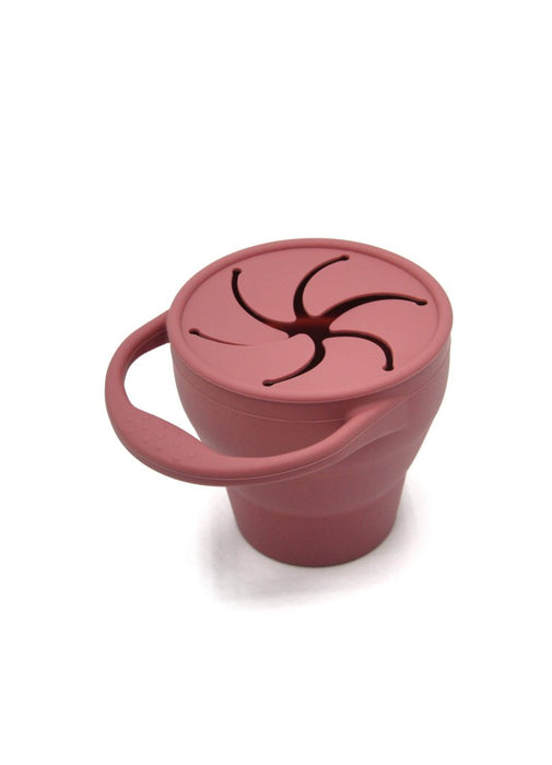 Tasse de collation en silicone, rose sauvage