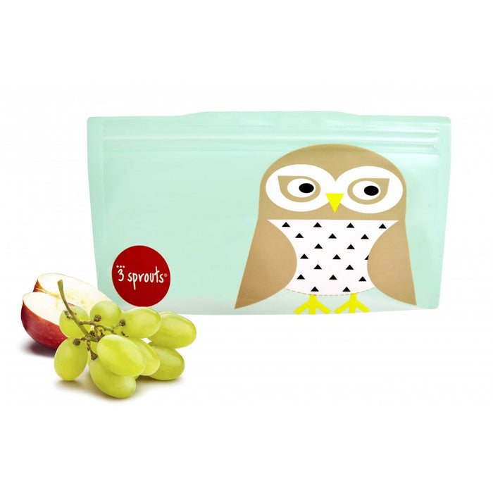 Sac de collation, hibou (2 pc)