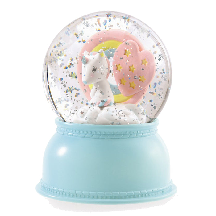 Globe de neige, licorne